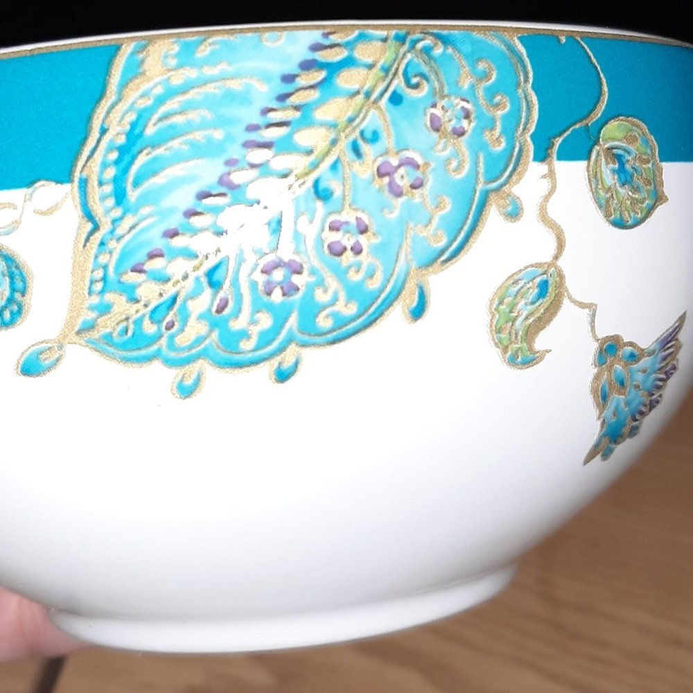 222 Fifth, Eliza Teal Cereal Bowls